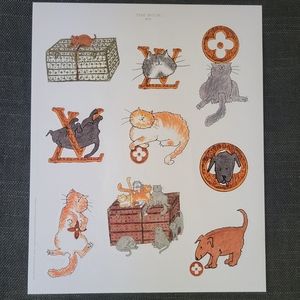 Authentic LV stickers (Book # 9)